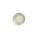 Turgla T-ANZT01CT-24 Round Porcelain Saucer, 6.25" Diameter, Brown Finish, Classic Antico Design 1 image