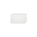 Turgla T-AR28DT-12 Rectangular Porcelain Dinner Plate, 9.5" x 6", Warm White Finish 1 image