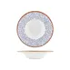 Turgla T-EAGT28CK-6 Deep Rim Round China Plate, 11" Diameter, 16 oz Capacity, Blue Porcelain 1 image