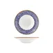 Turgla T-ECZT25CK-6 Edera Cobalt Deep Plate, 9.75" Round Porcelain Dinner Plate, 14 oz Blue Rim 1 image