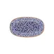Turgla T-ECZT34OV-6 Oval Porcelain Platter, 13.5" W x 7.75" D, Blue Cobalt Finish 2 image