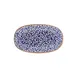 Turgla T-ECZT34OV-6 Oval Porcelain Platter, 13.5" W x 7.75" D, Blue Cobalt Finish 1 image