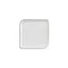 Turgla T-GREAR30KR-6 Square Porcelain Dinner Plate, 9" x 9", Brown Finish 1 image