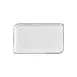 Turgla T-GREAR38DT-6 Rectangular Porcelain Platter, 13.75" W x 6.25" D (14" x 7"), Brown Finish 2 image