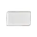 Turgla T-GREAR38DT-6 Rectangular Porcelain Platter, 13.75" W x 6.25" D (14" x 7"), Brown Finish 1 image