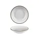 Turgla T-GREFL25CK-6 Deep Round Plate, 9.75" Diameter, Brown Porcelain, Deep Rim, 44 oz 1 image