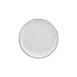 Turgla T-GREZT27DZ-12 Grace Round China Plate, 10.75" Diameter, Brown Porcelain Dinnerware 1 image