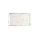 Turgla T-HAELAR34DT-6 Rectangular Porcelain Platter, Brown, 11.75" W x 7" D, 12" Long, 6" Short 1 image