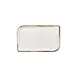 Turgla T-HAGLAR34DT-6 Rectangular Porcelain Platter, Brown, 11.75" W x 7" D, Elegant Gleam Finish 2 image