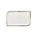 Turgla T-HAGLAR38DT-6 Rectangular Porcelain Platter, Brown Finish, 14" x 7" Size, Gleam Tableware 2 image