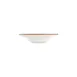 Turgla T-HAGLZT27CK-6 Deep Round Plate, 10.75" Diameter, 17 oz Capacity, Brown Porcelain Deep Rim 2 image