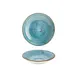 Turgla T-HAINFL23CK-6 Infinity Deep Plate, 9" Round Turquoise Porcelain, 34 oz Capacity, Deep Rim 1 image