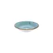Turgla T-HAINFL25CK-6 Deep Round Plate, 9.75" Diameter, Turquoise Porcelain, 44 oz, Deep Rim Finish 2 image