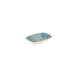 Turgla T-HAINZT18DKY-12 Rectangular Plate, 7" x 5" Turquoise Porcelain, Deep Rim Finish 2 image
