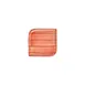 Turgla T-HALTAR20KR-12 Square Porcelain Dinnerware Plate, 6" x 6", Orange Finish 1 image