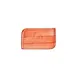 Turgla T-HALTAR28DT-12 Rectangular Porcelain Dinner Plate, 9.5" x 6", Vibrant Orange Finish 1 image