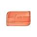 Turgla T-HALTAR38DT-6 Laterite Rectangular Porcelain Platter, Orange, 13.75" W x 6.25" D 2 image