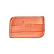 Turgla T-HALTAR38DT-6 Laterite Rectangular Porcelain Platter, Orange, 13.75" W x 6.25" D 1 image