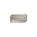 Turgla T-HASPAR28DT-12 Supreme Rectangular China Plate, 9.5" x 6", Grey Porcelain Dinnerware 2 image