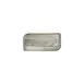 Turgla T-HASPAR28DT-12 Supreme Rectangular China Plate, 9.5" x 6", Grey Porcelain Dinnerware 1 image