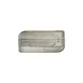 Turgla T-HASPAR34DT-6 Supreme Rectangular Porcelain Platter, Grey, 11.75" W x 7" D 1 image