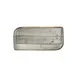 Turgla T-HASPAR38DT-6 Supreme Rectangular Porcelain Platter, Grey, 13.75" W x 6.25" D 1 image