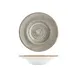 Turgla T-HASPZT27CK-6 Deep Round Plate, 10.75" Diameter, 17 oz Grey Porcelain with Deep Rim 1 image