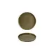 Turgla T-HLBB16RD-6 - 6.25" Round China Plate, Porcelain Material, Green Finish, Elegant Diningware 1 image