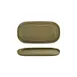 Turgla T-HLBB30OV-6 Oval Green Porcelain Platter, 11.75" W x 6.25" D (12" x 6") 1 image