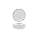 Turgla T-HLBLA16RD-6 Helix Round China Plate, 6.25" Diameter, Black Porcelain Dinnerware 1 image
