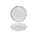 Turgla T-HLBLA23RD-6 Helix Round 9" Porcelain Dinner Plate, Black Finish, 9" Diameter 1 image