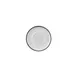Turgla T-HLBLASM01CPT-24 Helix Round Porcelain Saucer, 6" Diameter Black Finish 1 image