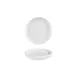 Turgla T-HLCP19CK-6 Helix Deep Round Plate, 7.75" Diameter, 24 oz Capacity, Warm White Porcelain 1 image