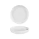 Turgla T-HLCP26CK-6 Helix Deep Round Plate, 10.25" Warm White Porcelain, 59 oz Capacity 1 image