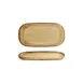 Turgla T-HLDN30OV-6 Dune Oval Porcelain Platter, 11.75" W x 12" L, Orange Finish - 1/Each 1 image