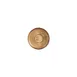 Turgla T-HLDNSM01KT-24 Dune Round Porcelain Saucer, 5" Diameter, Orange Finish - 1 Each 1 image