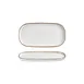 Turgla T-HLGL30OV-6 Helix Gleam Oval Porcelain Platter, 11.75" W x 6.25" D, Brown Finish, Tray 1 image