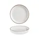Turgla T-HLGLCP26CK-6 Deep Round Plate, 10.25" 59 oz Porcelain, Brown Finish - 1/Each 1 image