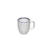 Turgla T-HLNBL01MUG-6 China Mug, 3.25" Diameter, 11 Oz Round Blue Porcelain 1 image