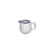 Turgla T-HLNBL01ST-12 Creamer Pitcher, 3 oz, 3.25" Diameter Round Blue Porcelain with Handle 2 image