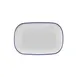Turgla T-HLNBL34OV-6 Oval Navy Porcelain Platter, 13.5" W x 9" D, Blue Serving Tray 1 image