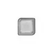 Turgla T-LNAR20KR-12 Square China Plate, 6" x 6" Grey Porcelain Dinnerware 1 image