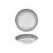 Turgla T-LNFL23CK-6 Luna Deep Round Plate, 9" Diameter, 34 oz Capacity, Grey Porcelain Dinnerware 1 image