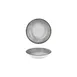 Turgla T-LNZT09CK-24 Luna Deep Plate, 3.5" Round Grey Porcelain, 2 oz Capacity, Deep Rim 1 image