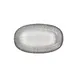 Turgla T-LNZT34OV-6 Luna Oval Platter, 13.5" W x 7.75" D Grey Porcelain Dinnerware 2 image