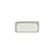Turgla T-MSAR28DT-12 Rectangular Porcelain Dinner Plate, 9.5" x 6", Brown Finish 1 image