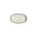 Turgla T-MSZT24OV-12 Oval Porcelain Platter, 9.5" W x 5.5" D, Brown Finish, Oval Shape - 1/Each 1 image