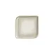 Turgla T-NPAR30KR-6 Square Porcelain Dinner Plate, 9" x 9", Brown Finish, Tableware 1 image