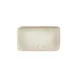 Turgla T-NPAR34DT-6 Natura Rectangular Porcelain Platter, 11.75" W x 7" D, Brown Finish - 1/Each 1 image