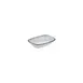 Turgla T-OHZT18DKY-12 Occhio Deep Rectangular Plate, 7" x 5" x 0" Blue Porcelain Dinnerware 1 image